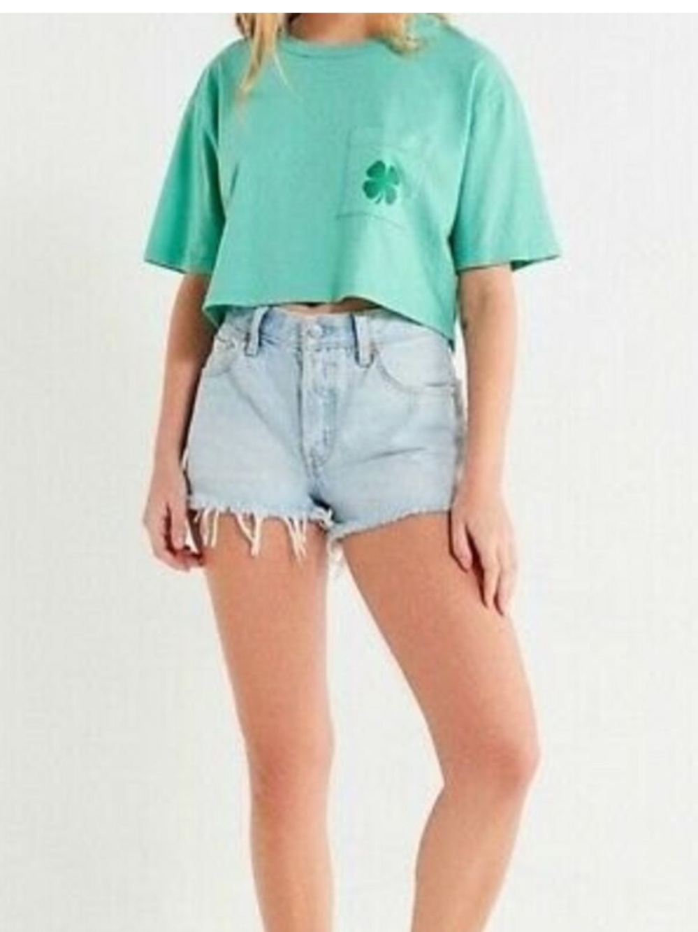 Truly Madly Deeply Shamrock Crop Top